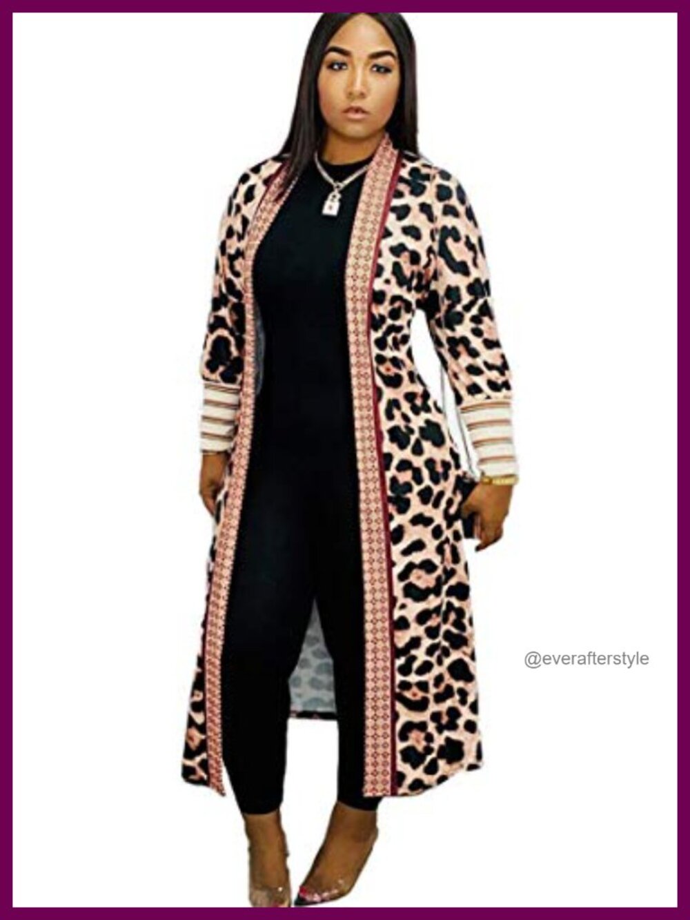 Women Long Cardigan Lightweight Open Front Jacket Coat Outwear